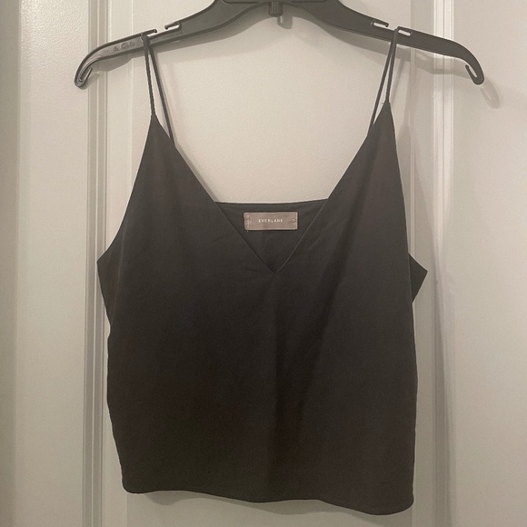 Everlane Washable Silk Cropped Cami - Size 2 - Picture 3 of 6